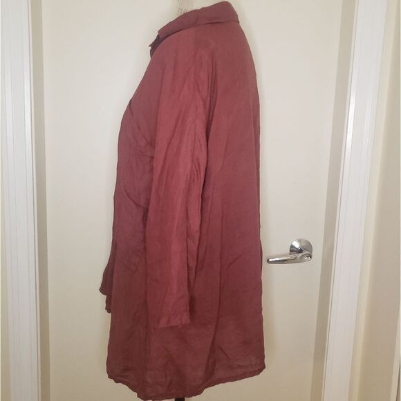 Blitz Italian Linen Blouse - Picture 2 of 10